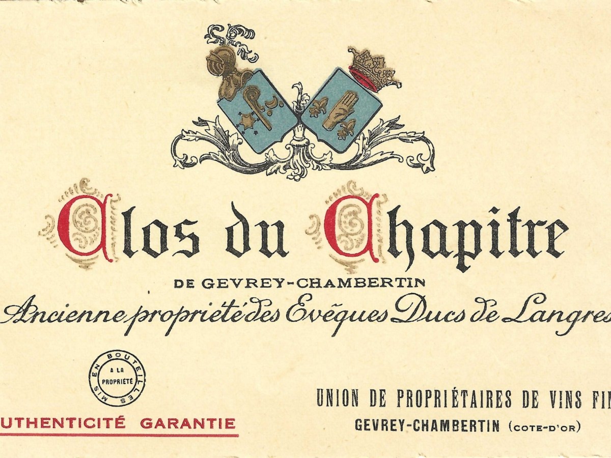Clos du Chapitre, vins de&nbsp;chanoines