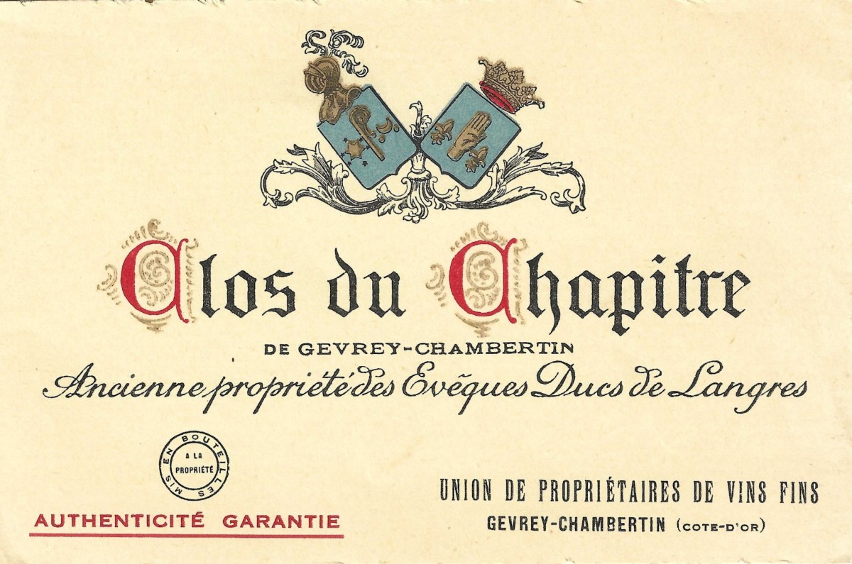 Clos du Chapitre, vins de&nbsp;chanoines